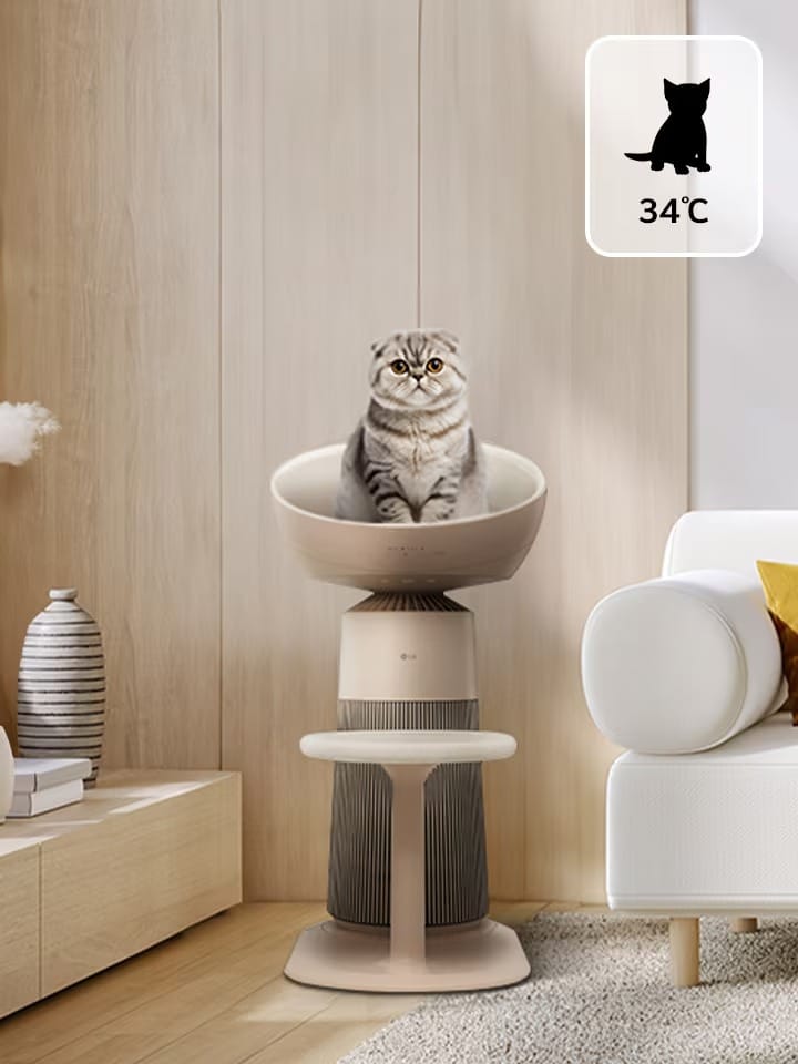 AeroCatTower™ 23 air purifier aerocattower 2025 as207cbz0 feature 03 2 heat dome seat m