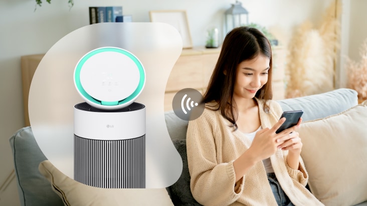 AeroHit™ 19 air purifier gp1 2025 as551gwx0 feature 18 lg thinq