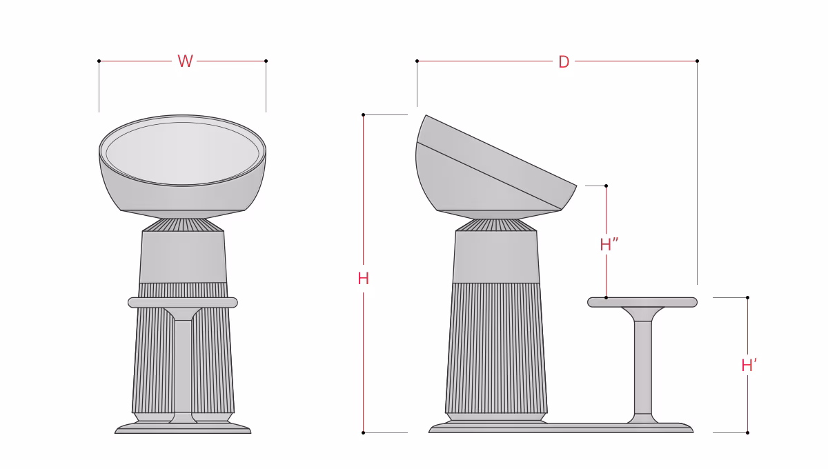 AeroCatTower™ 28 air purifier aerocattower 2025 as207cbz0 dimension d