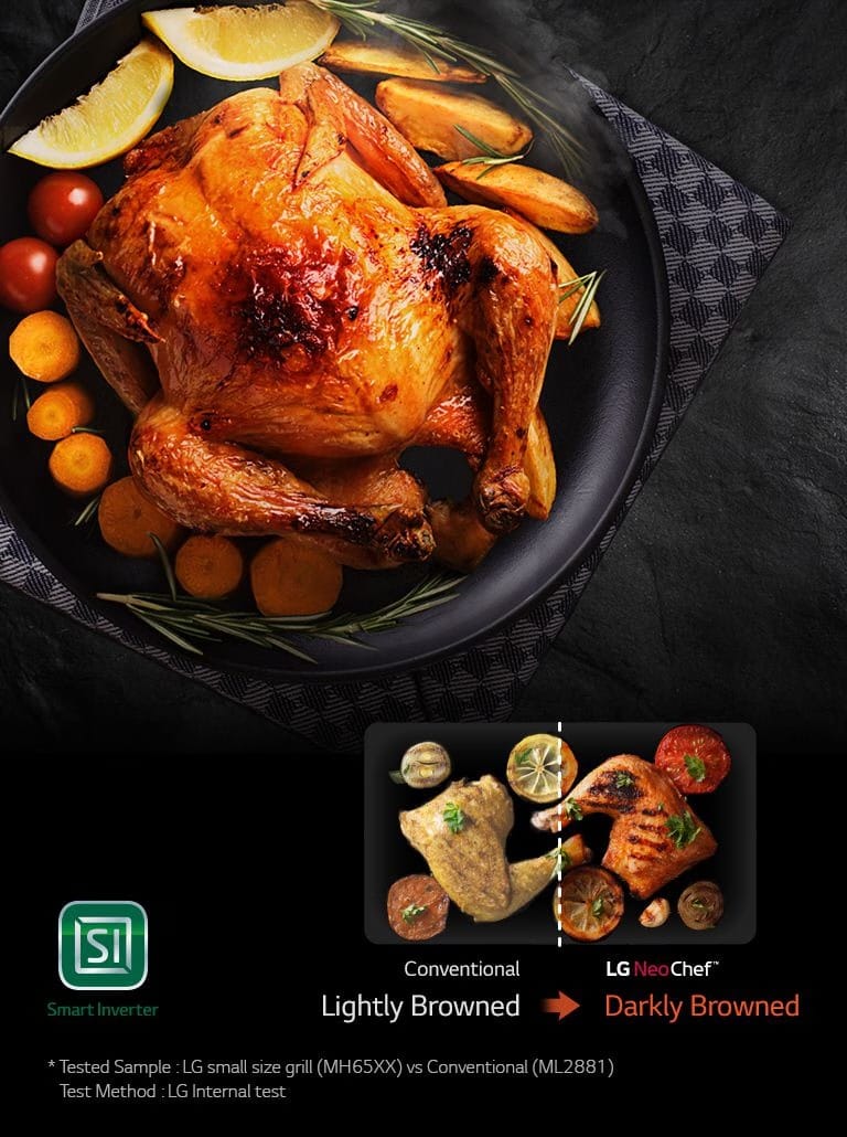 25L LG NeoChef™ Grill Microwave Oven 34 m07 global neochef 2016 feature 07 tasty grilling m