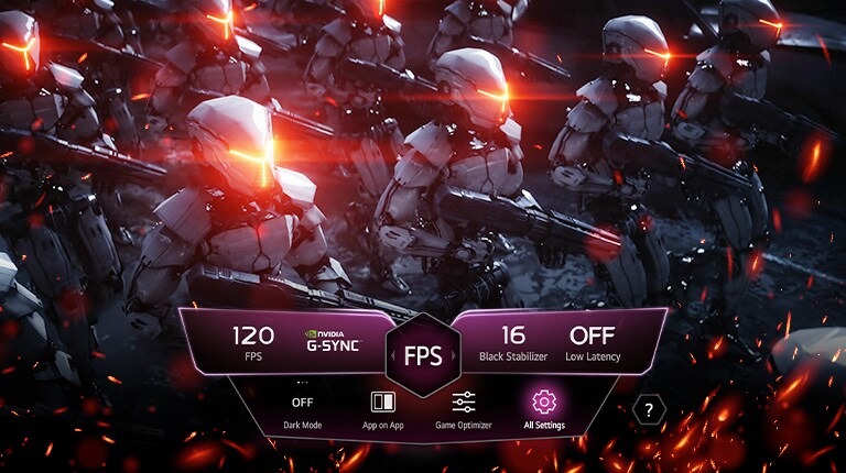 tv qned game 10 dashboard mobile